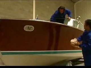 Sexy Milf Malena Conde  Gets Pounded By A Pair Of Horny Boat Cleaners